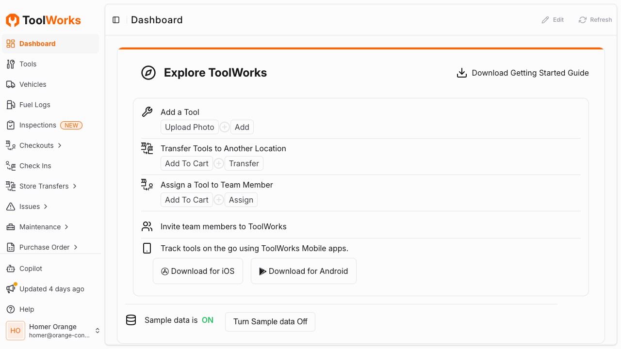 Dashboard Inspection