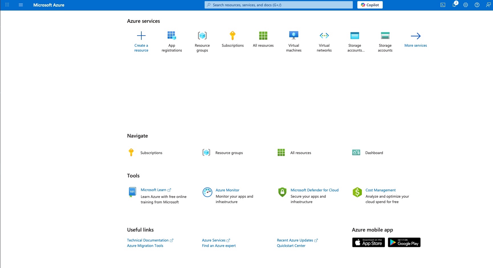 Image: Azure AD App Registration